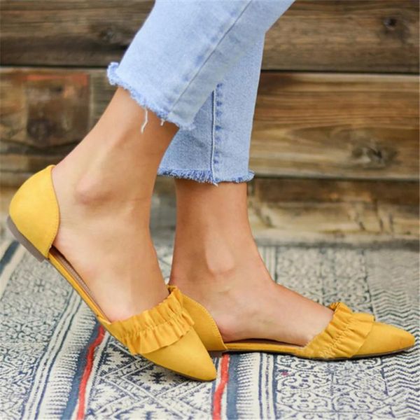 2019 women's sandals spring summer ladies shoes pointed toe shallow mouth platform fashion sandalias beach outdoor casual shoes, Black